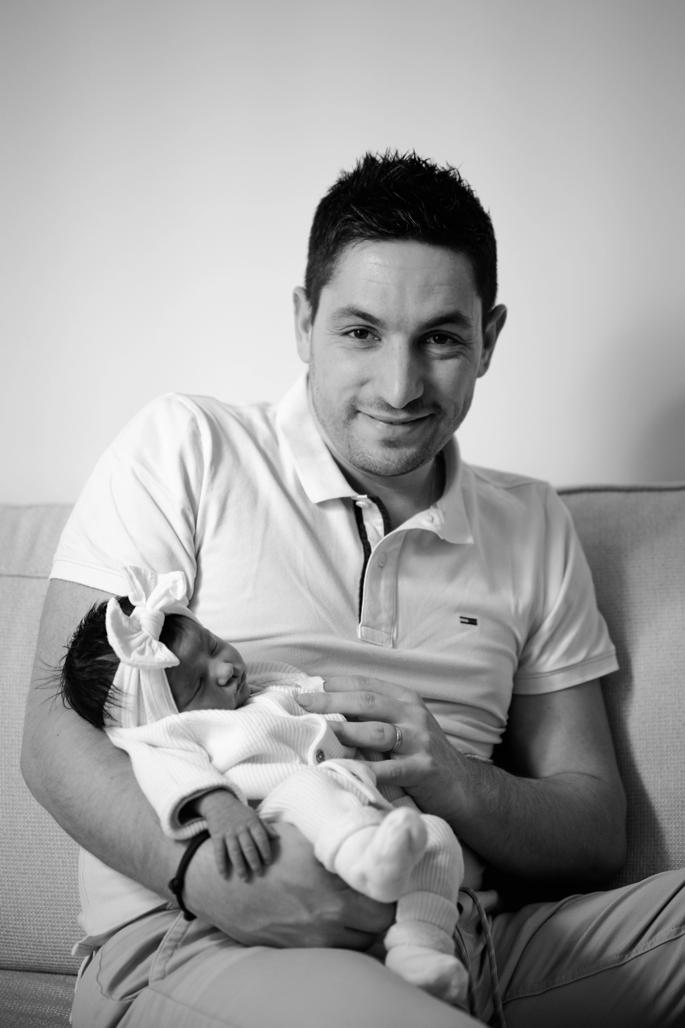 Portrait de Paternité & Nouveau-né – Photographe Lot