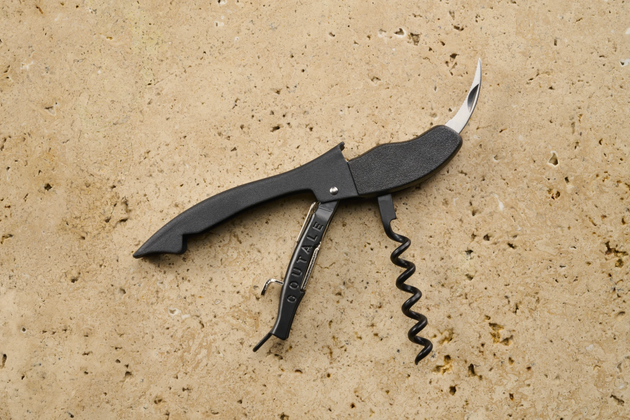 Photographe objet technique Lot – Tire-bouchon déployé